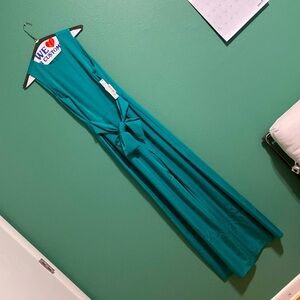 Turquoise Antonio Melani Sleeveless Jumpsuit Size 2